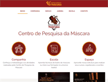 Tablet Screenshot of centrodepesquisadamascara.com